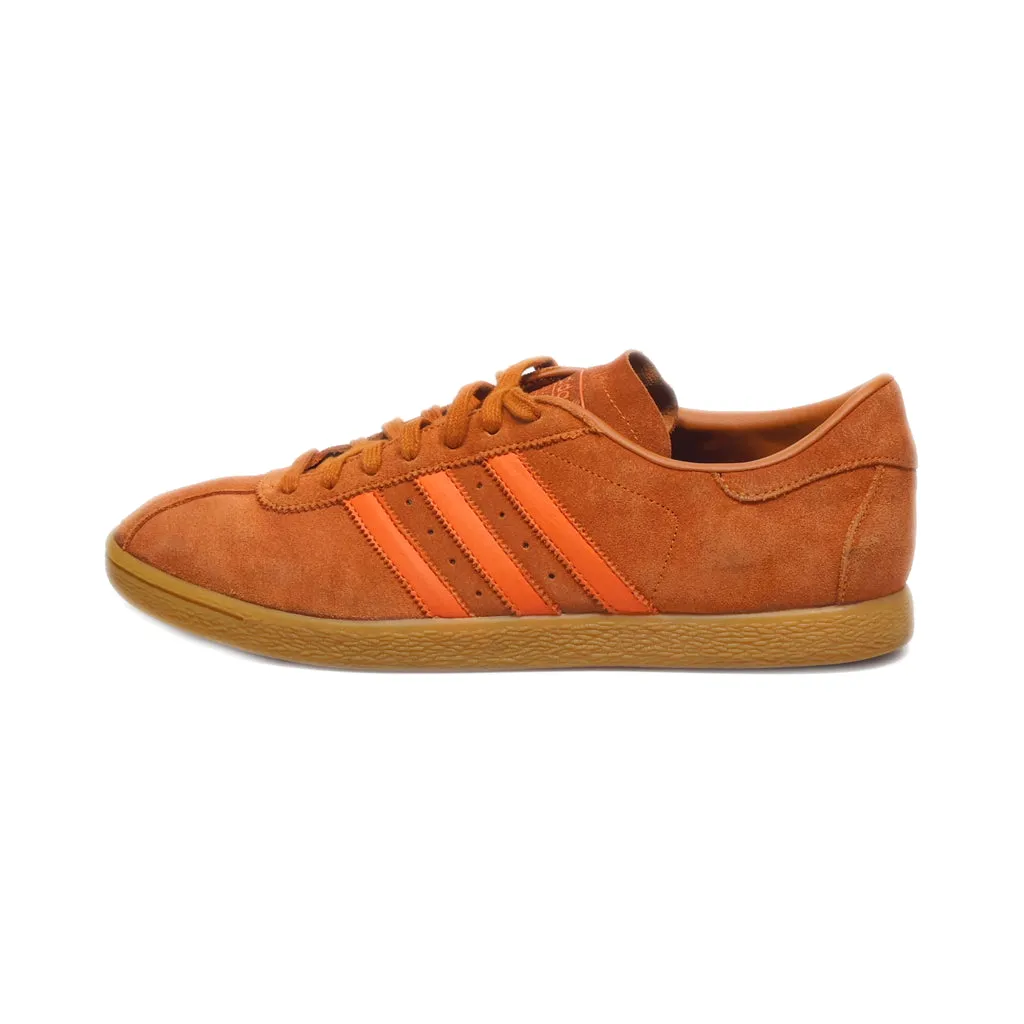 Adidas Tobacco Low-Top Sneakers Suede Orange Colour For Men