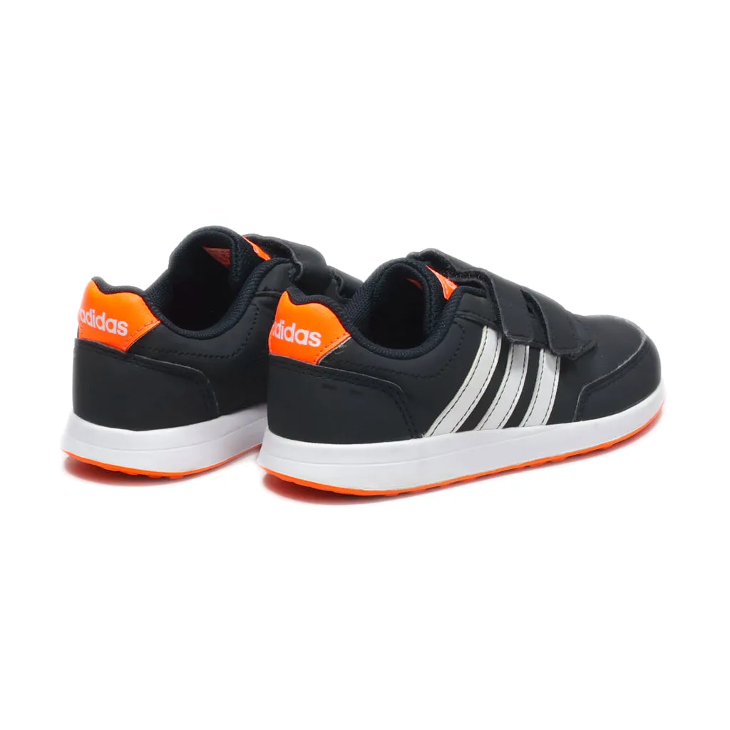 Adidas Vs Switch 2 Sport Shoes Leather Black Colour For Kids