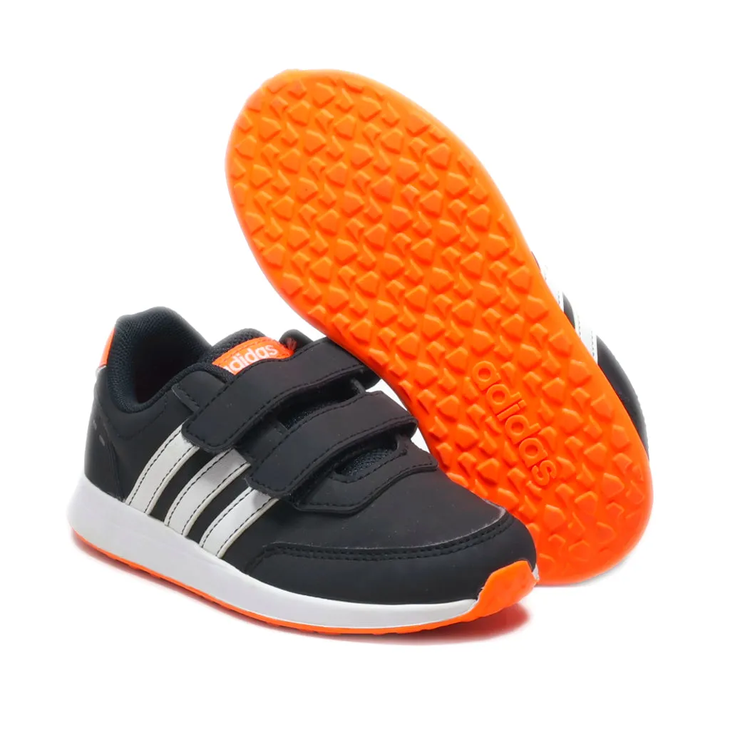 Adidas Vs Switch 2 Sport Shoes Leather Black Colour For Kids