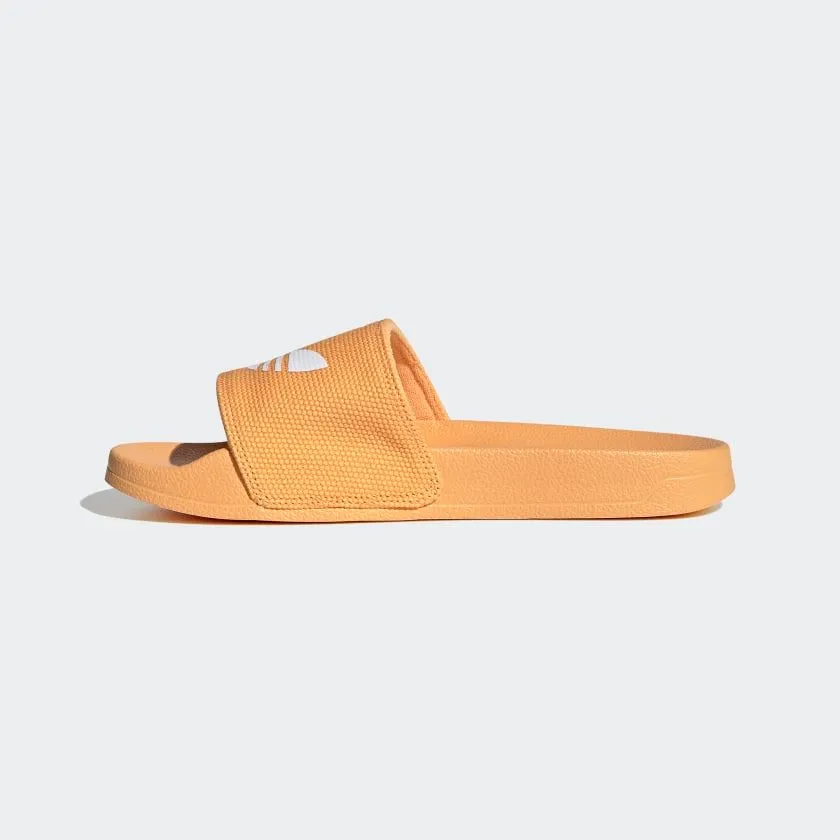 Adidas Women's Adilette Lite Slides - Hazy Orange / Cloud White