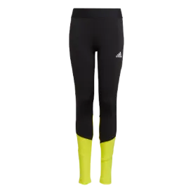 Adidas Xfg Kids-Girls Training Tight Yellw