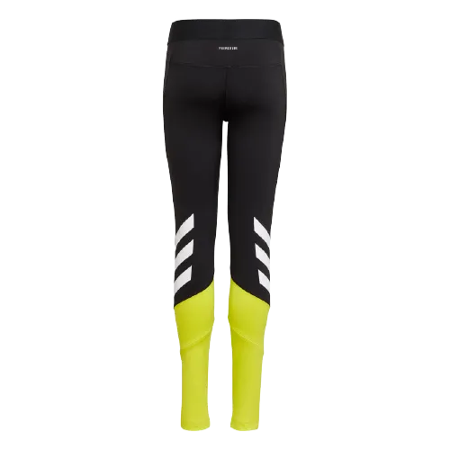 Adidas Xfg Kids-Girls Training Tight Yellw