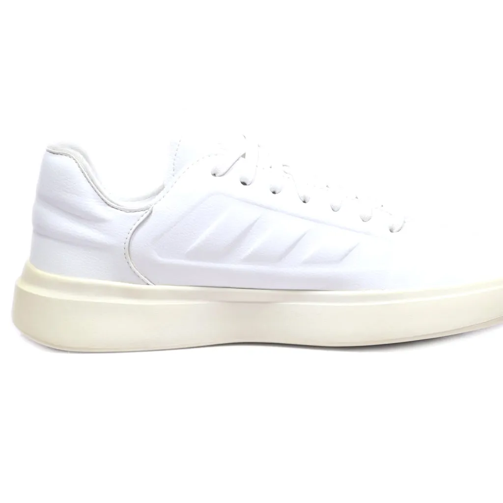 Adidas Zntasy Low-Top Sneakers Leather White Colour For Men