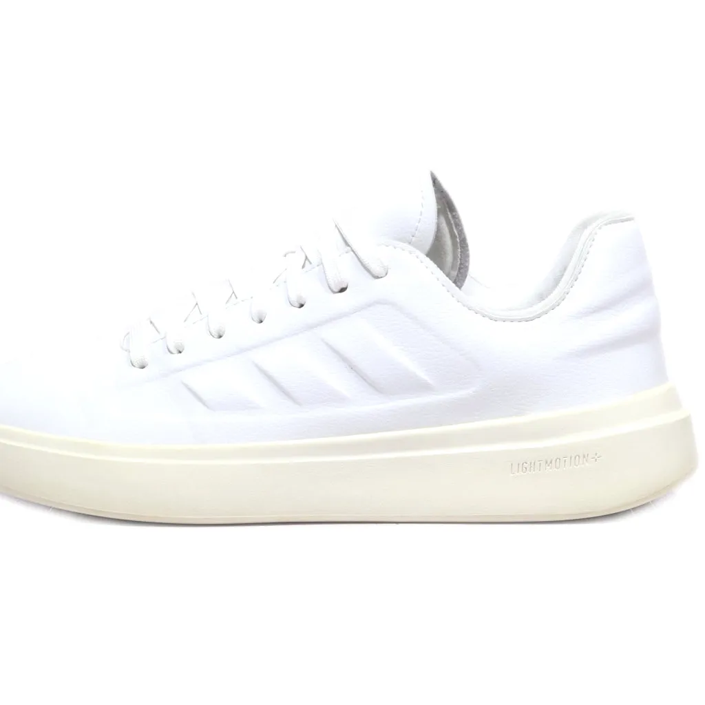 Adidas Zntasy Low-Top Sneakers Leather White Colour For Men