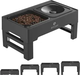 Adjustable Food and Water Bowl