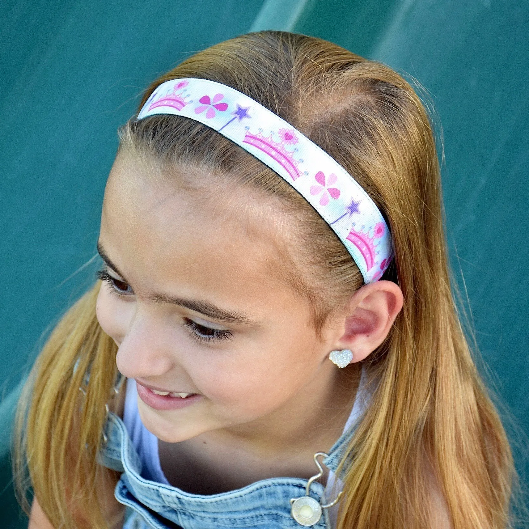 Adjustable No Slip Princess Crown Headband