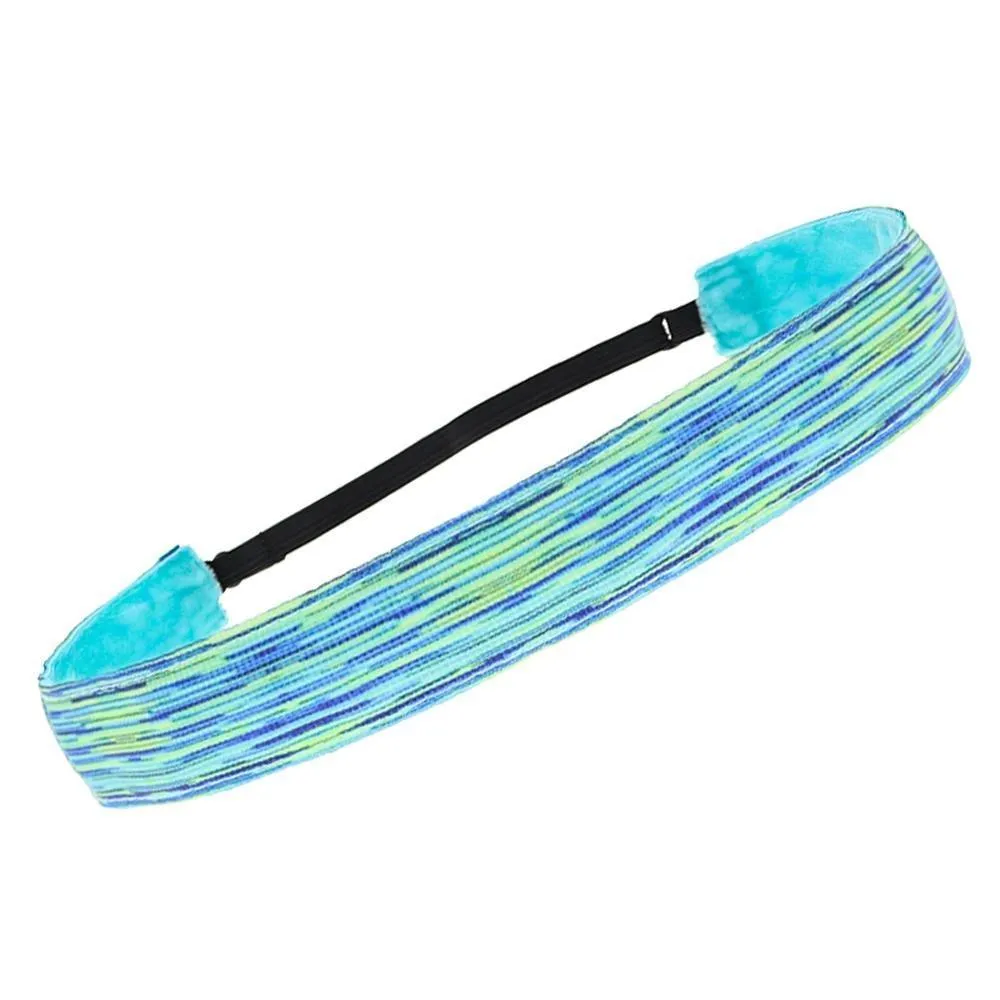 Adjustable No Slip Space Tie Dye Headband