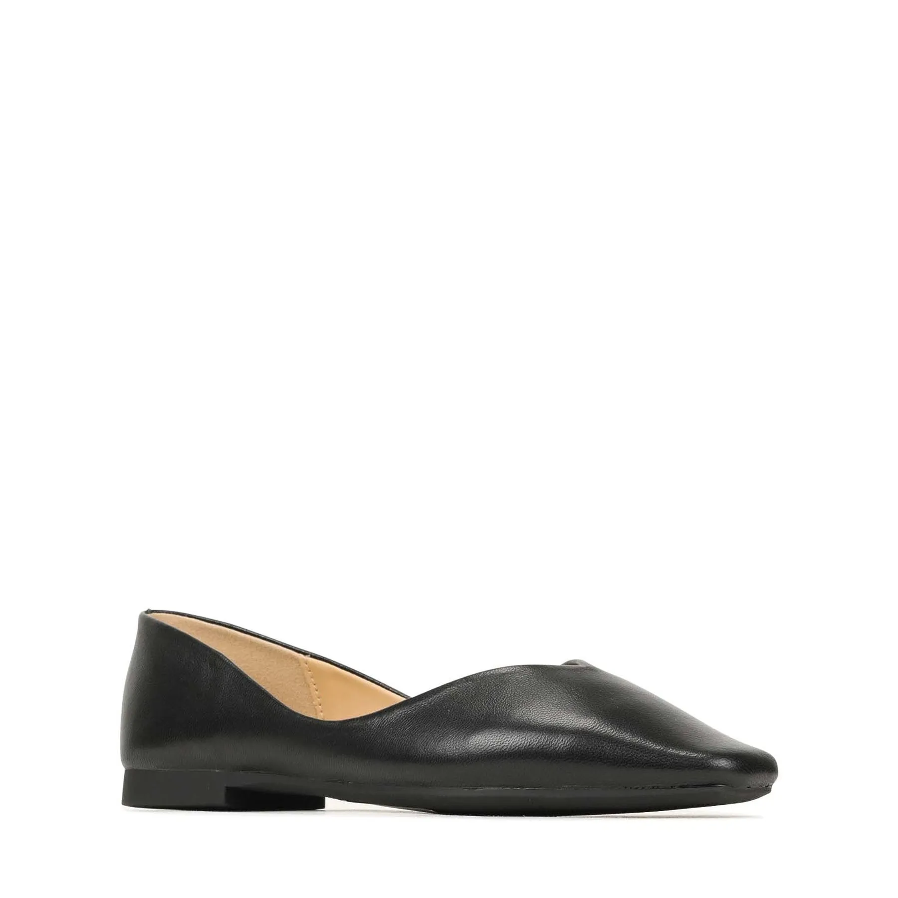 ADRIANA LEATHER BALLET FLATS