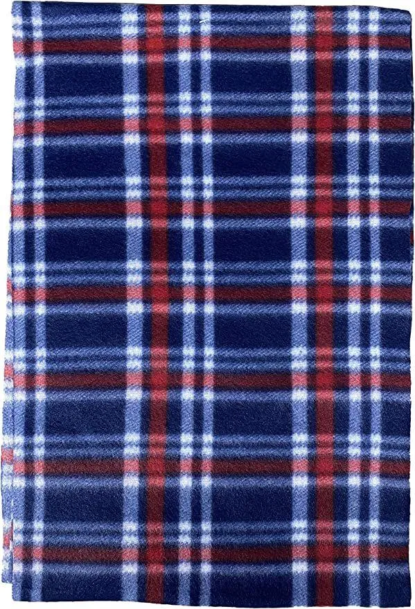 Adult Fleece Lined Winter Hat with Fleece Plaid Scarf Thermware Winter Bundle