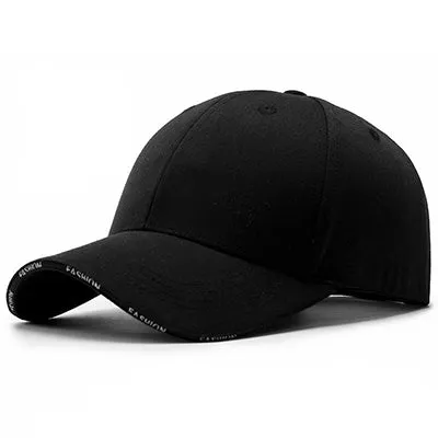 Adult Unisex Solid Adjustable Baseball Cap