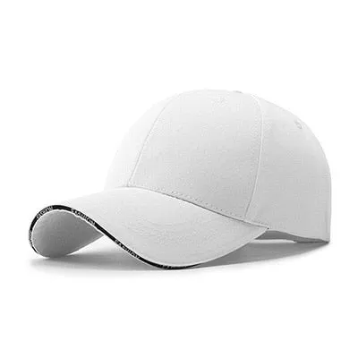 Adult Unisex Solid Adjustable Baseball Cap