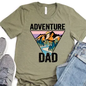 Adventire Dad - Father's Day Graphic T-Shirt -  T-shirt T-Shirt For Dad