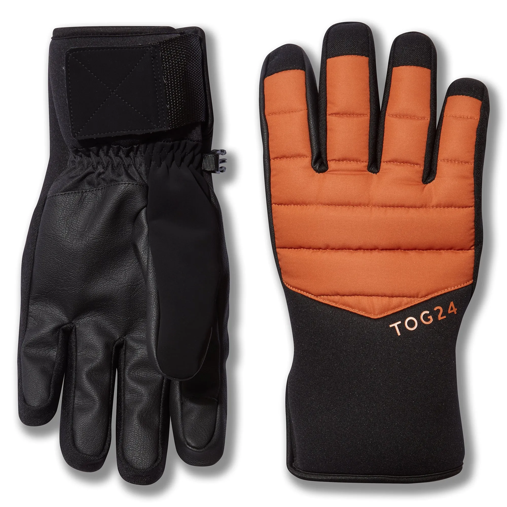 Adventure Ski Gloves - Dark Orange