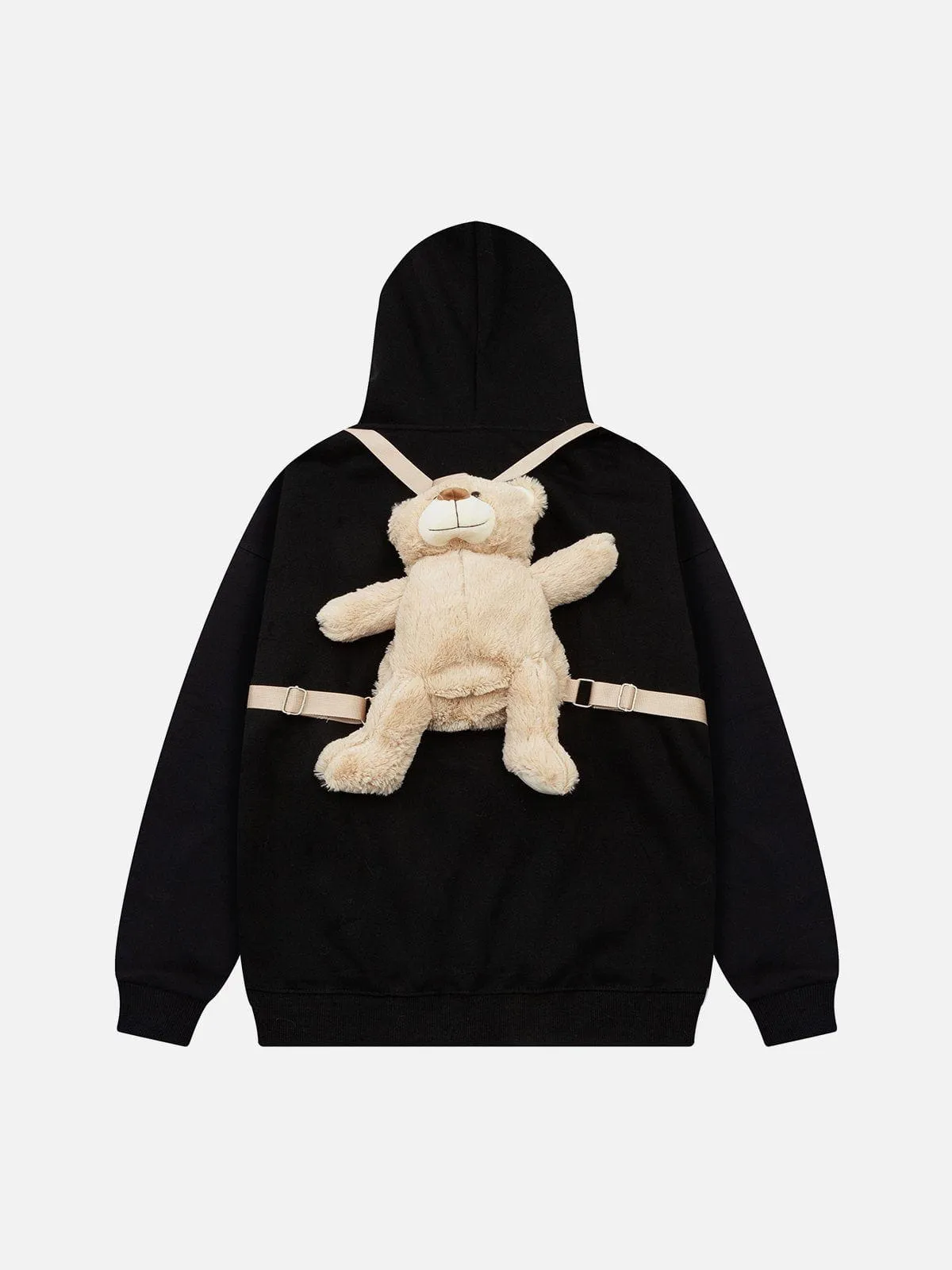 Aelfric Eden Cute Bear Bag Zip Up Hoodie