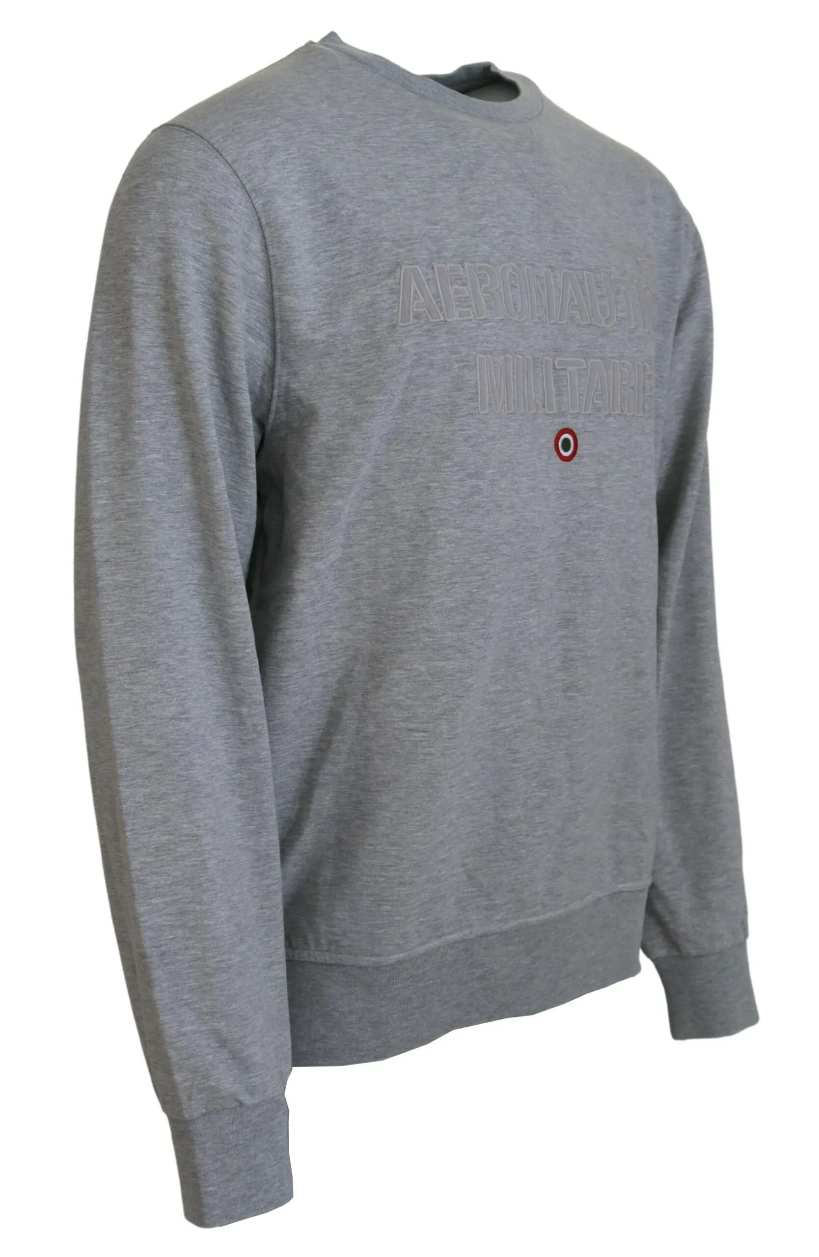 Aeronautica Militare Gray Men Pullover Sweatshirt Sweater