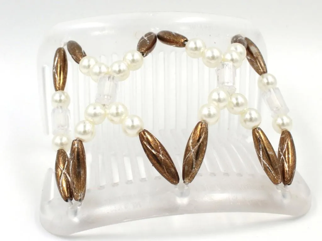 African Butterfly Hair Comb - Dalena Clear 139