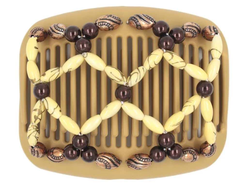 African Butterfly Hair Comb - Ndalena Blonde 73