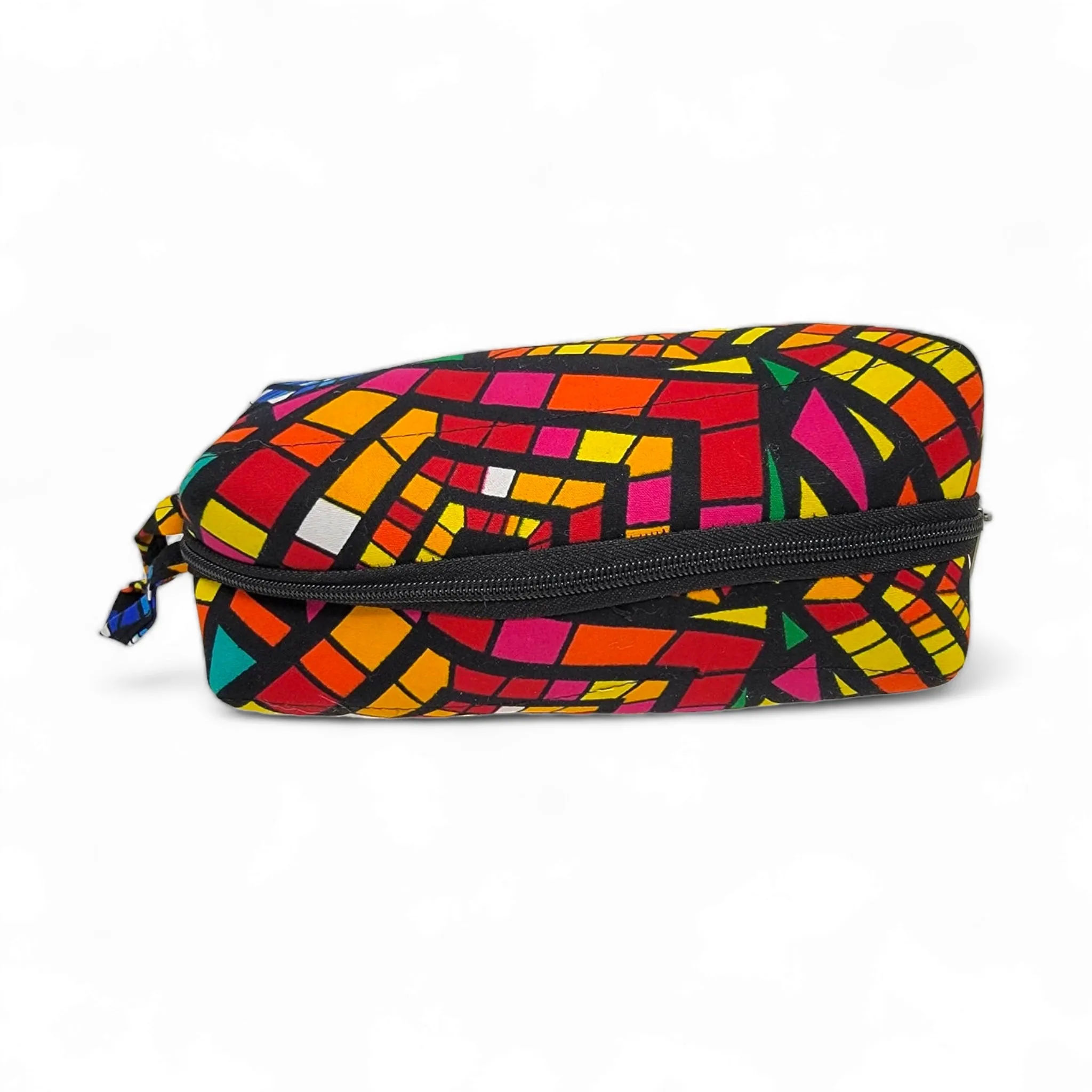 African Wax Print Cosmetic/Toiletries Travel Bag