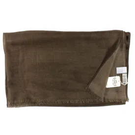 Agnona Scarf Taupe Brown - Luxury Cashmere Silk Shawl