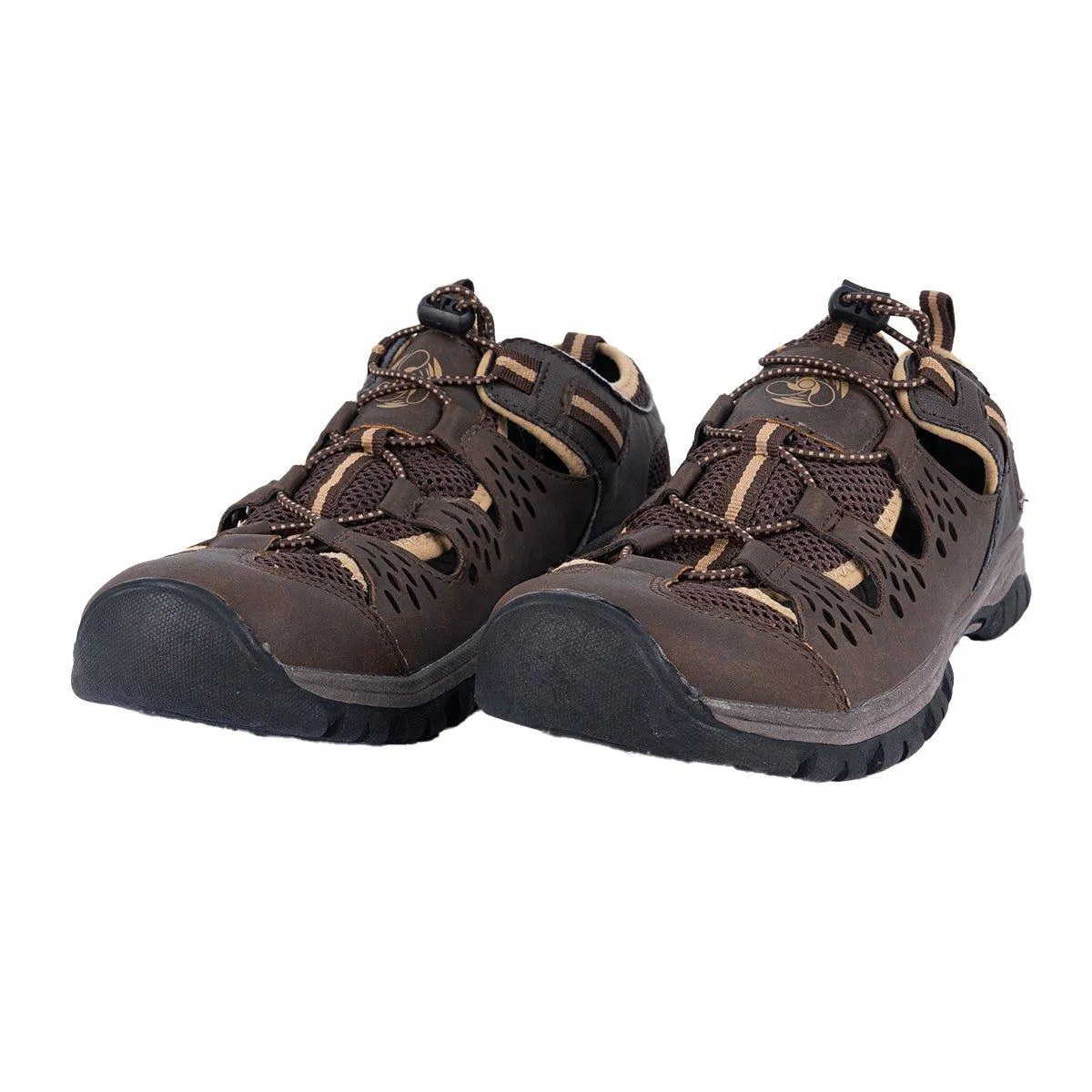 Air & Fresh Hiking Sport Shoes Mesh Fabric Brown Colour For Men