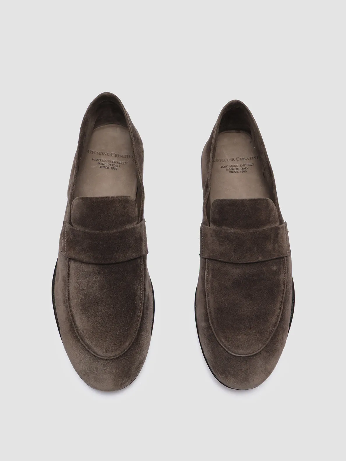 AIRTO 001 - Gray Suede Loafers