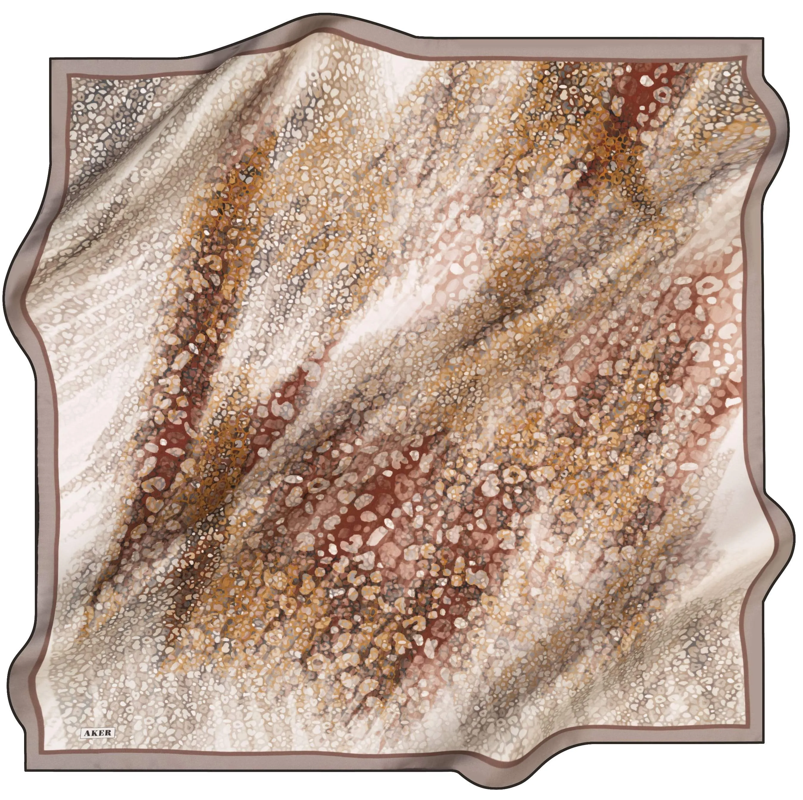 Aker Zelda Modern Silk Scarf No. 13