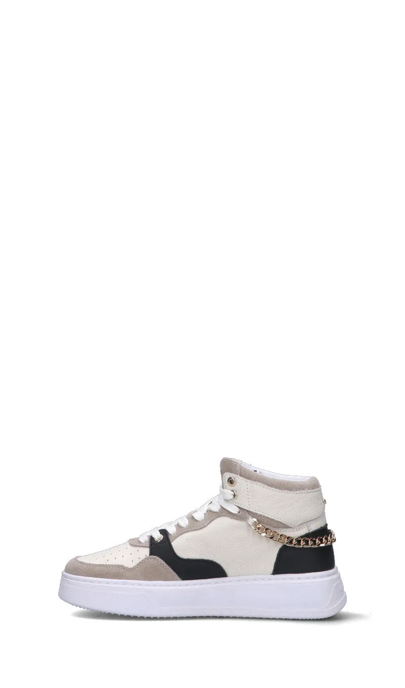 ALBERTO GUARDIANI Sneaker donna panna/beige in pelle