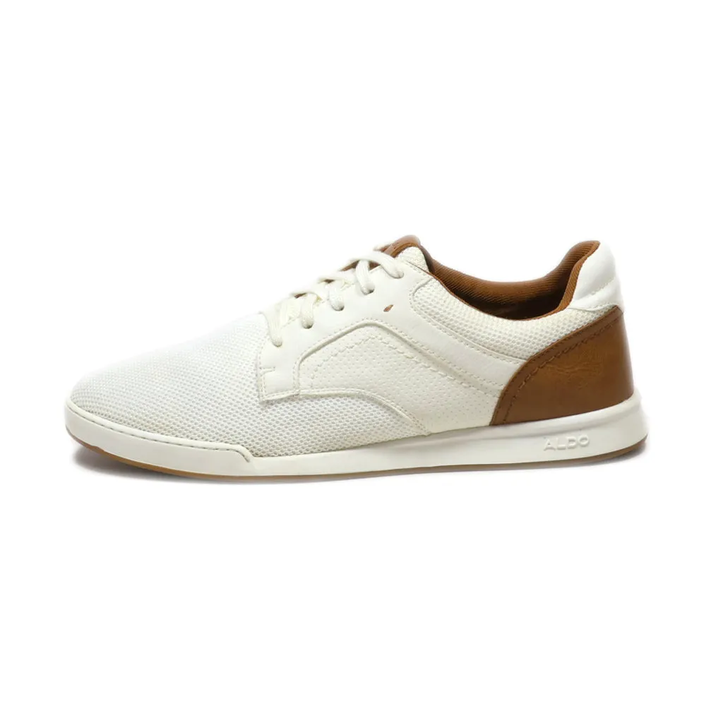 Aldo Casual Lace Ups Fabric White Colour For Men