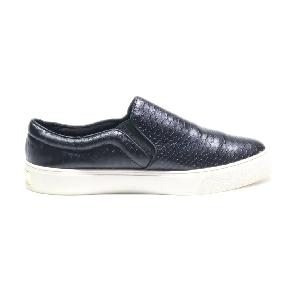 Aldo Low-Top Sneakers Leather Black Colour For Women