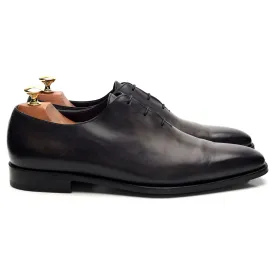 'Alessandro' Black Patina Leather Wholecut Oxford UK 9