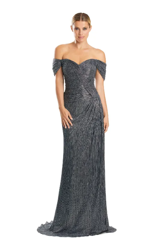 Alexander by Daymor - 1858: Off-Shoulder Draped Gown