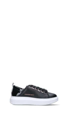 ALEXANDER SMITH Sneaker donna nera in pelle