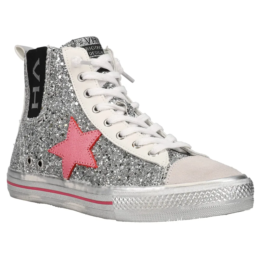 Alive Glitter High Top Sneakers