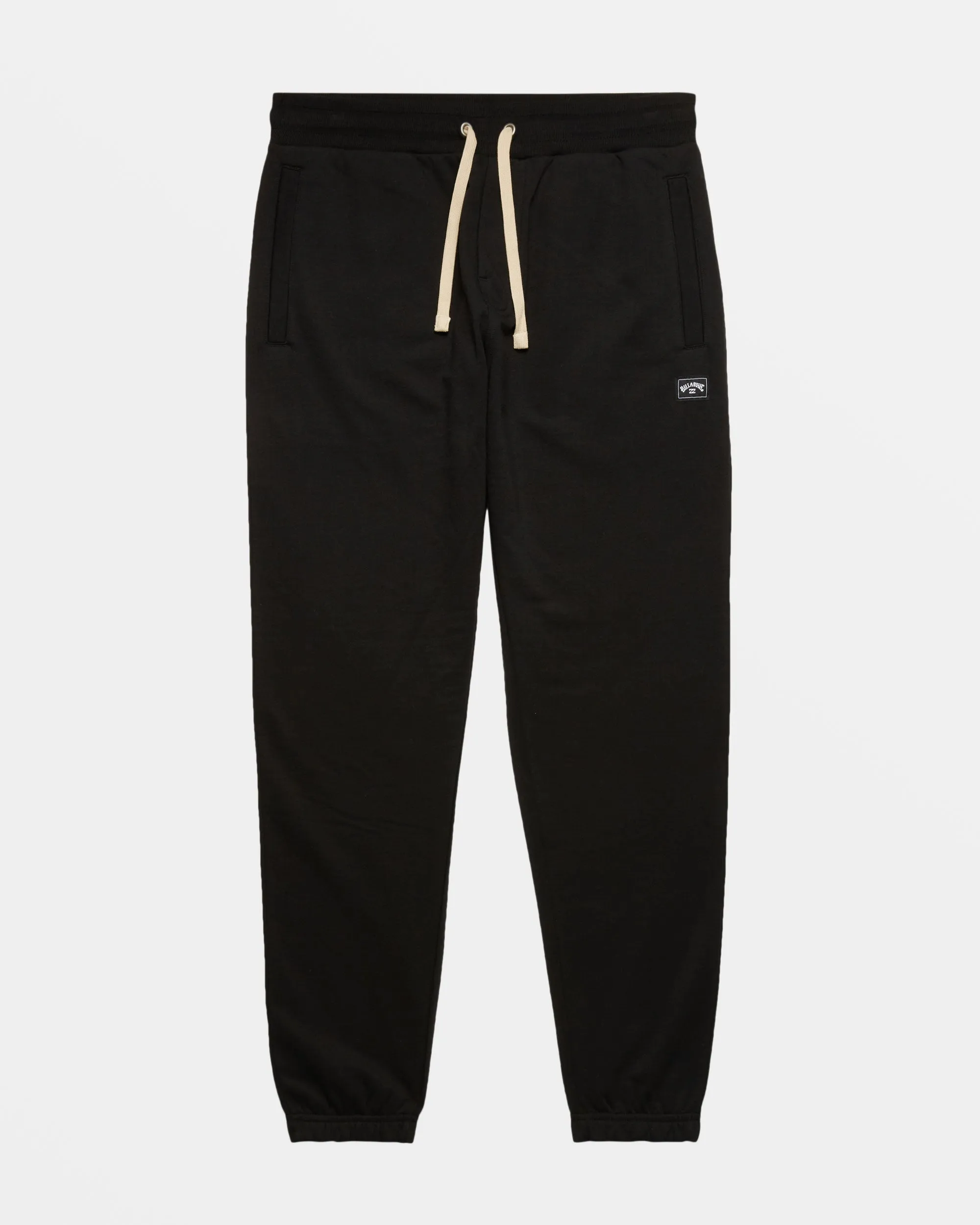 All Day Elastic Waist Sweatpants - Black/Black