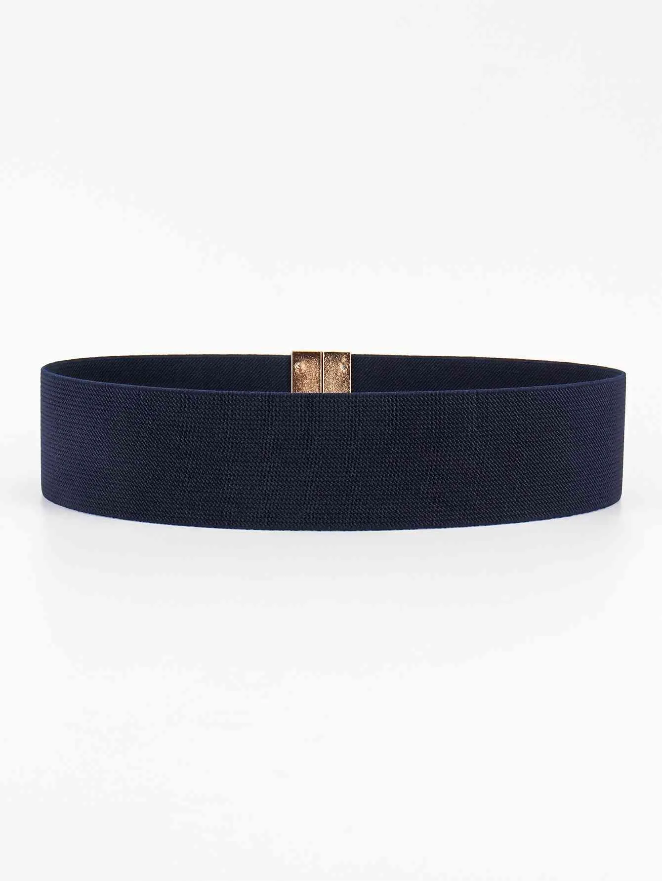 Alloy Buckle Elastic Belt