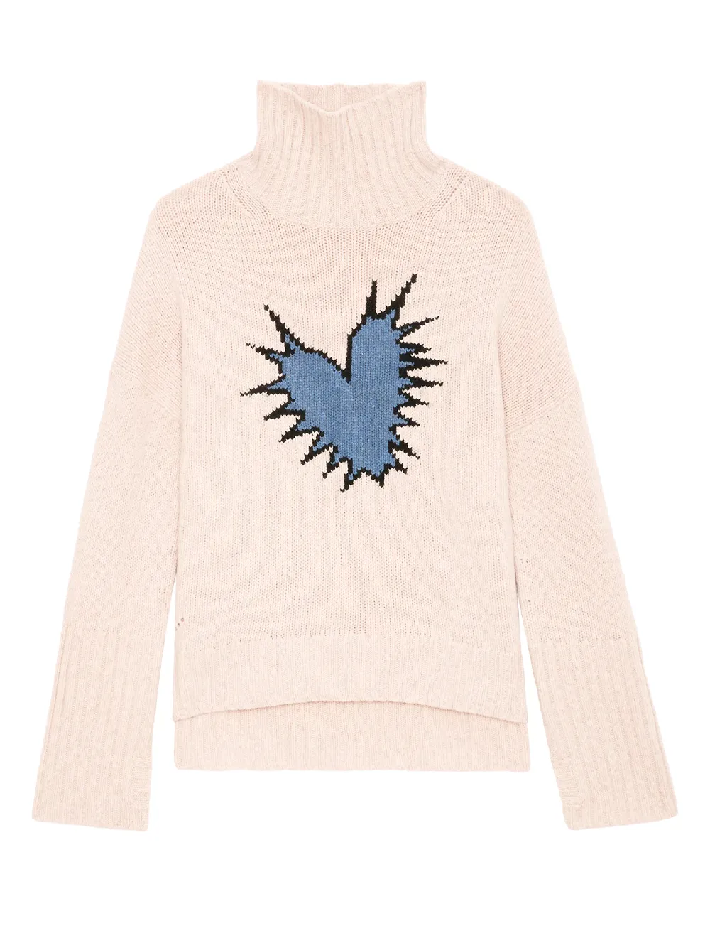 Alma Spiked Heart Sweater