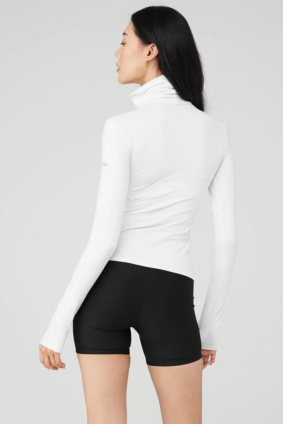 Alosoft Refine Turtleneck - White