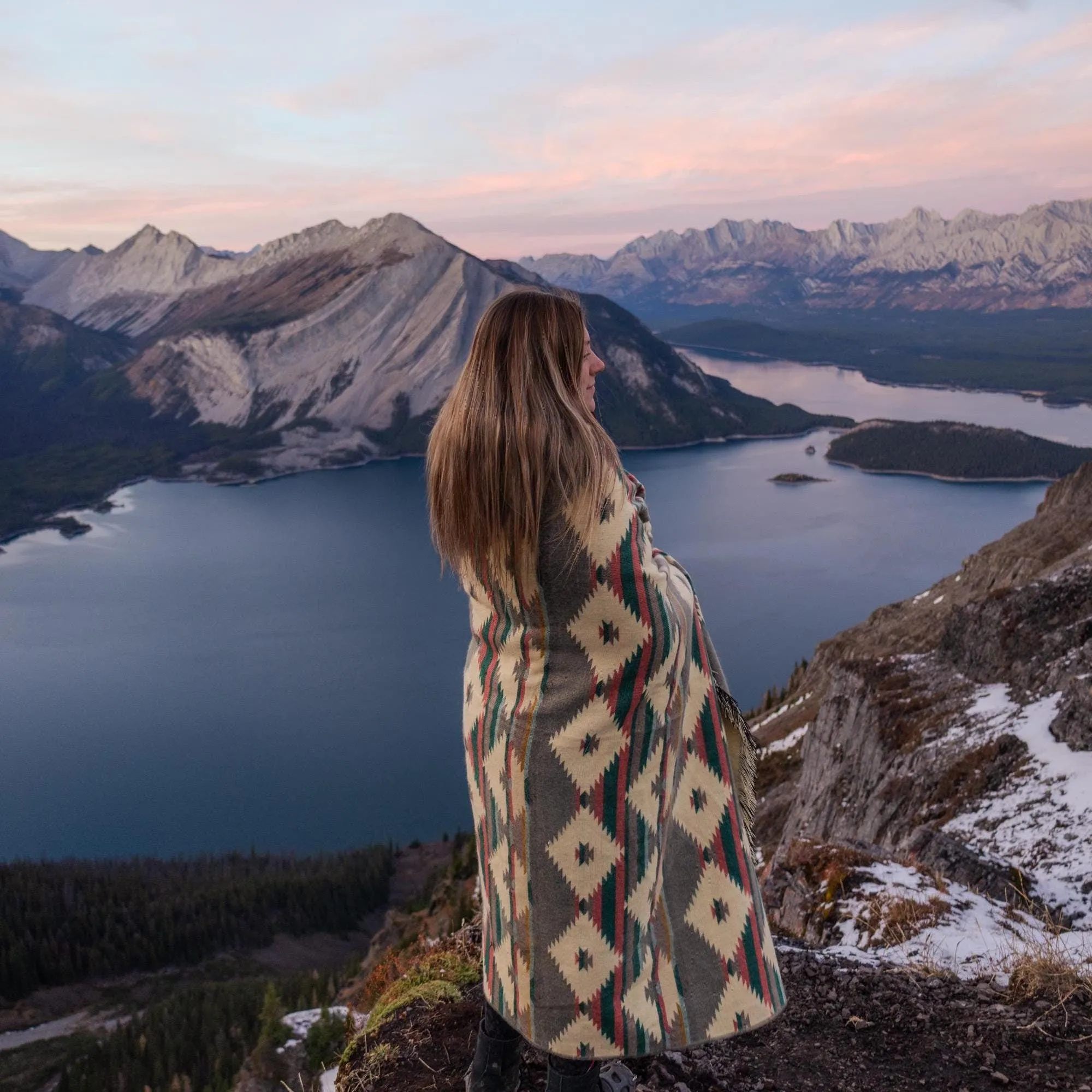 Alpaca Throw blanket  - Portland