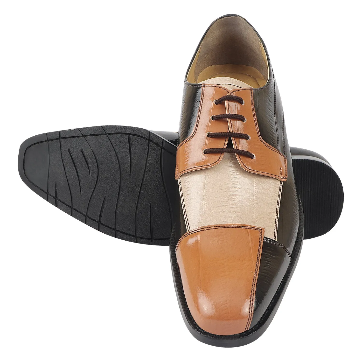 Alpha Leather Oxford Style Dress Shoes