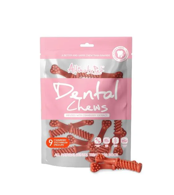 Altimate Pet Dental Dog Chews (Cranberry)