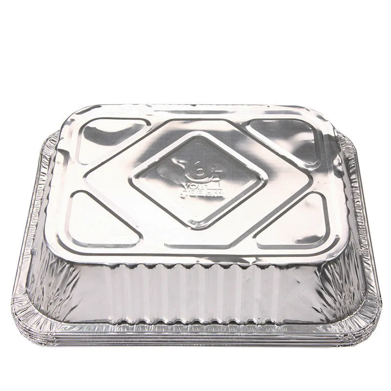 Aluminum Foil Baking Pan Rectangular Disposable Tin Household