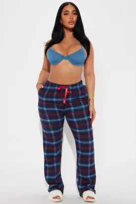 Always Chill Flannel PJ Pants - Navy