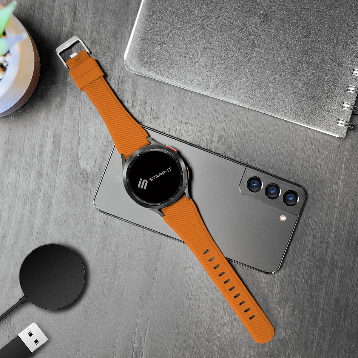 Amazfit GTR 2 Silicone Strap (Orange)