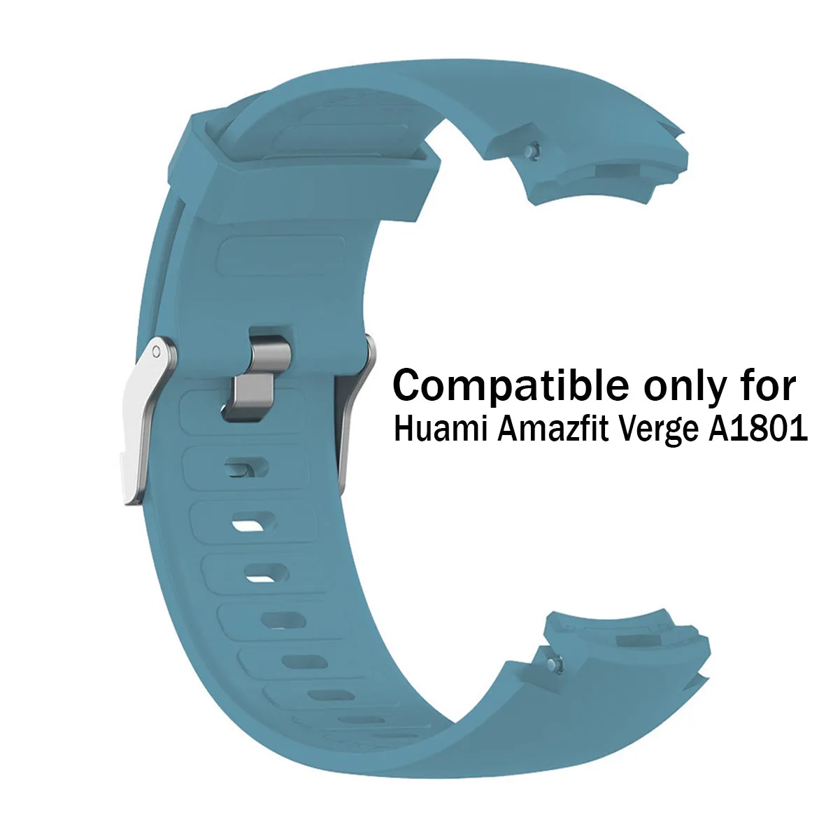 Amazfit verge A1801 Silicone strap- Steel Blue