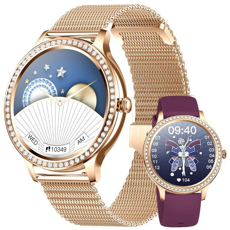 AMOLED Screen Android IOS Women's Smartwatches