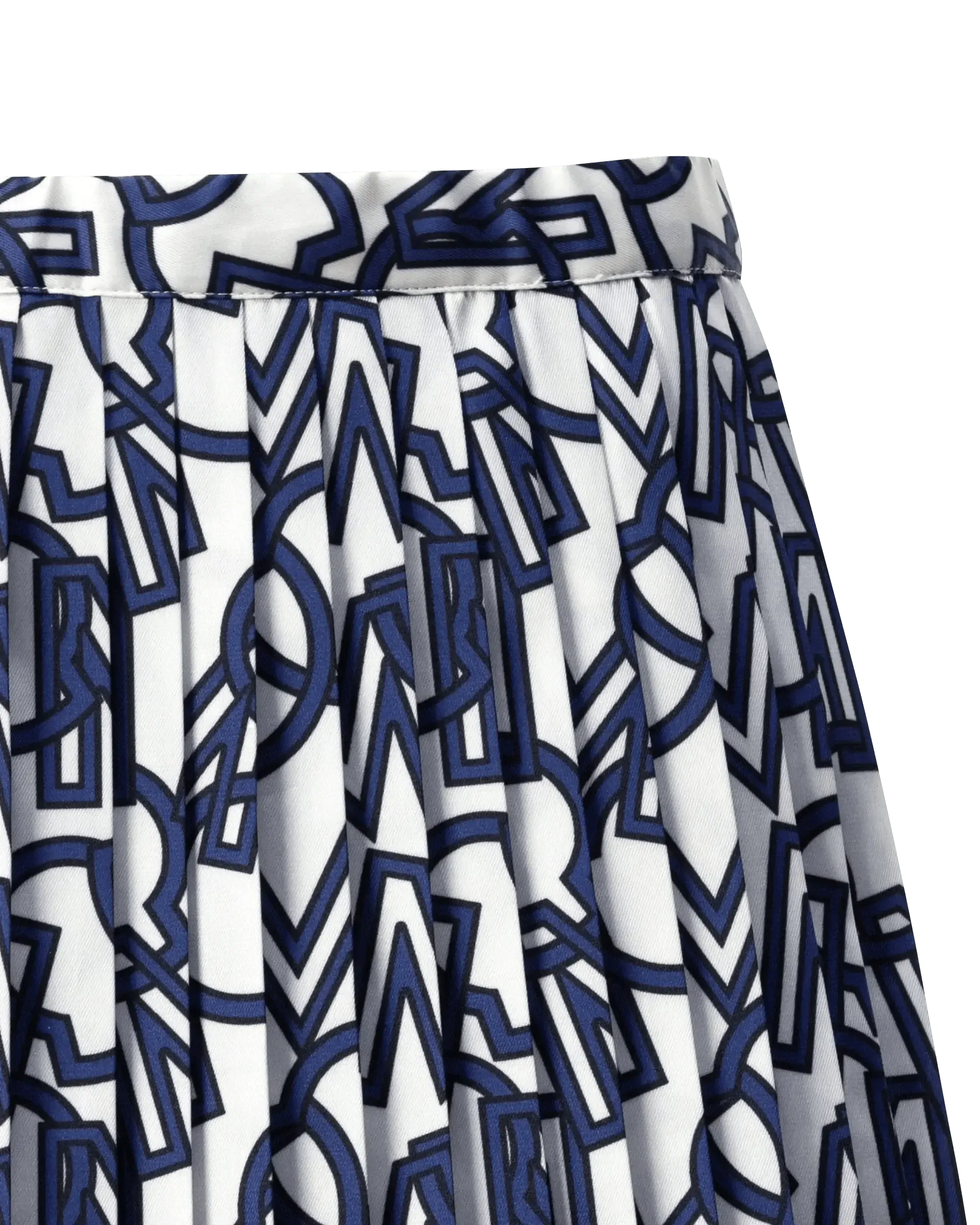 Anagram Printed Midi Skirt