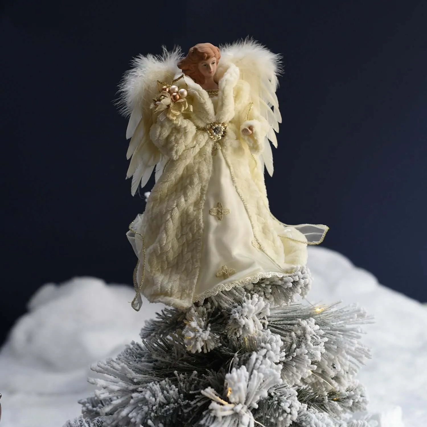 ANGEL TREE TOPPER - CHRISTMAS ORNAMENT