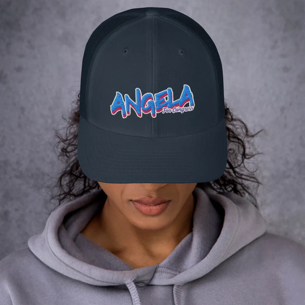 Angela For Congress Trucker Cap