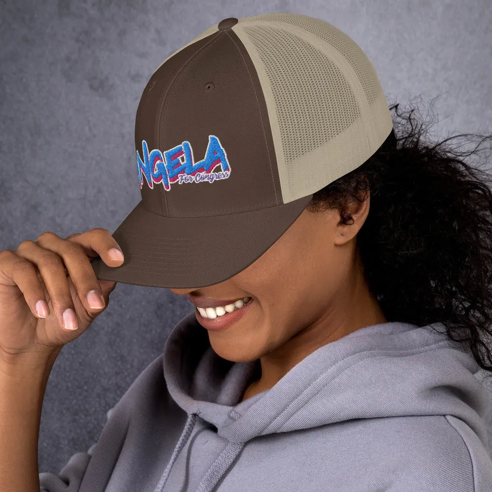 Angela For Congress Trucker Cap