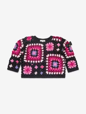 Angels Face Girls Sheila Crochet Jumper in Multicolour